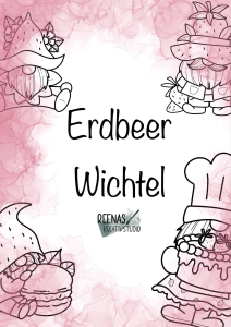 Ausmalbilder-Erdbeer-Wichtel