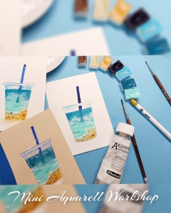 Workshop-Aquarell-Meeres-Brandung