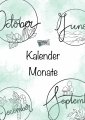 Bild 1 von Ausmalbilder: Kalender Monate 