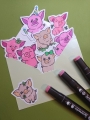Bild 2 von Ausmalbilder: Mini Schweinchen Parade